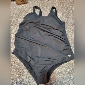 Black speedo bathing suit
